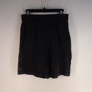 LULULEMON BLACK MENS SHORTS M ATHLETIC WET WARM DRY